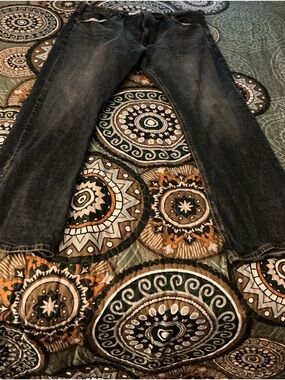 Signature by Levi Strauss Dark Blue Straight Leg Jeans